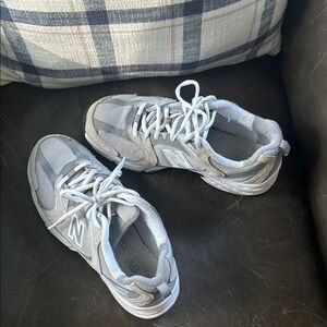 New Balance Light Gray Athletic Shoes